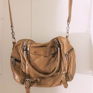 Rebecca Minkoff cupid satchel tan bag